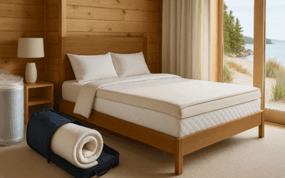 Dormire bene anche in vacanza: porta il tuo benessere ovunque con topper, guanciali e materassi sottovuoto